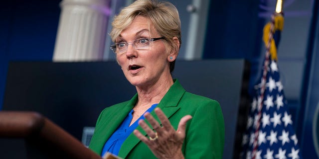 A spokeswoman for the Secretary of Energy Jennifer Granholm previously told Fox News Digital that the Secretary of Energy "I've always made clear the administration's efforts to make electric cars cheaper to buy so that more Americans can access the economic and climate benefits that electric cars offer."(AP Photo/Evan Vucci)