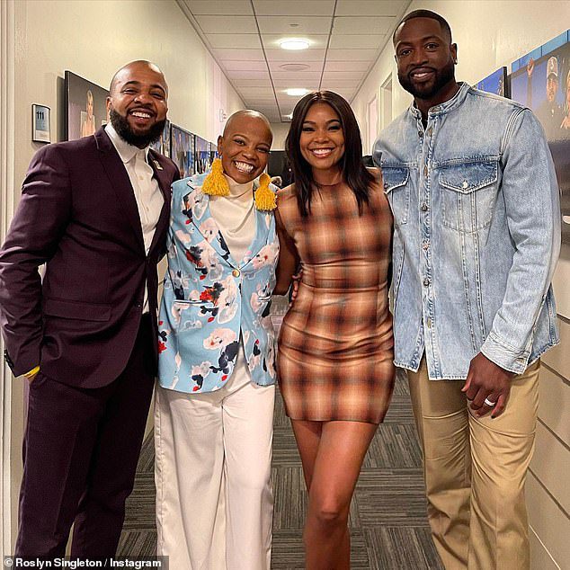 Fame: The artist is best known for appearing on America's Got Talent and also appeared on the talk show Ellen.  She and Ray are seen with Gabrielle Union and Dwyane Wade